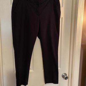 Navy Blue Loft Ankle Cut Trousers
